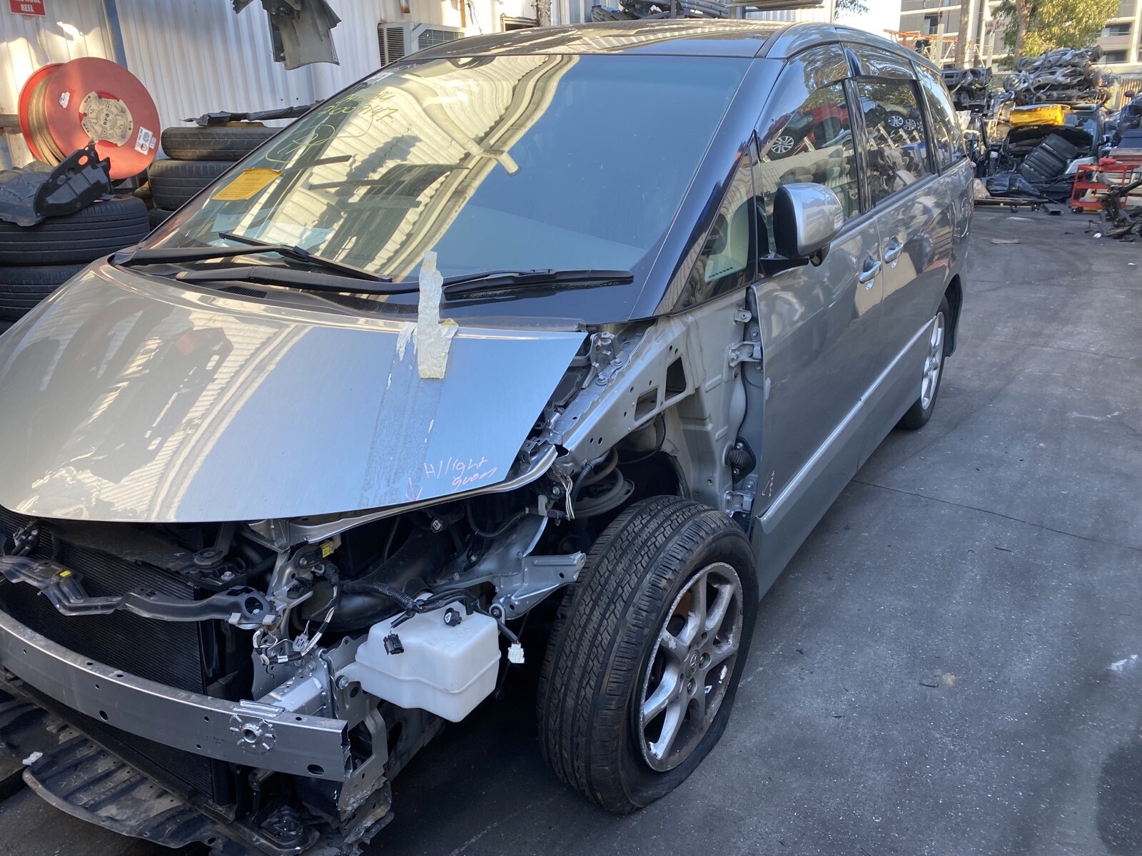 TOYOTA ESTIMA ACR50 GSR50 RIGHT SIDE DOOR GLASS - thumbnail 2