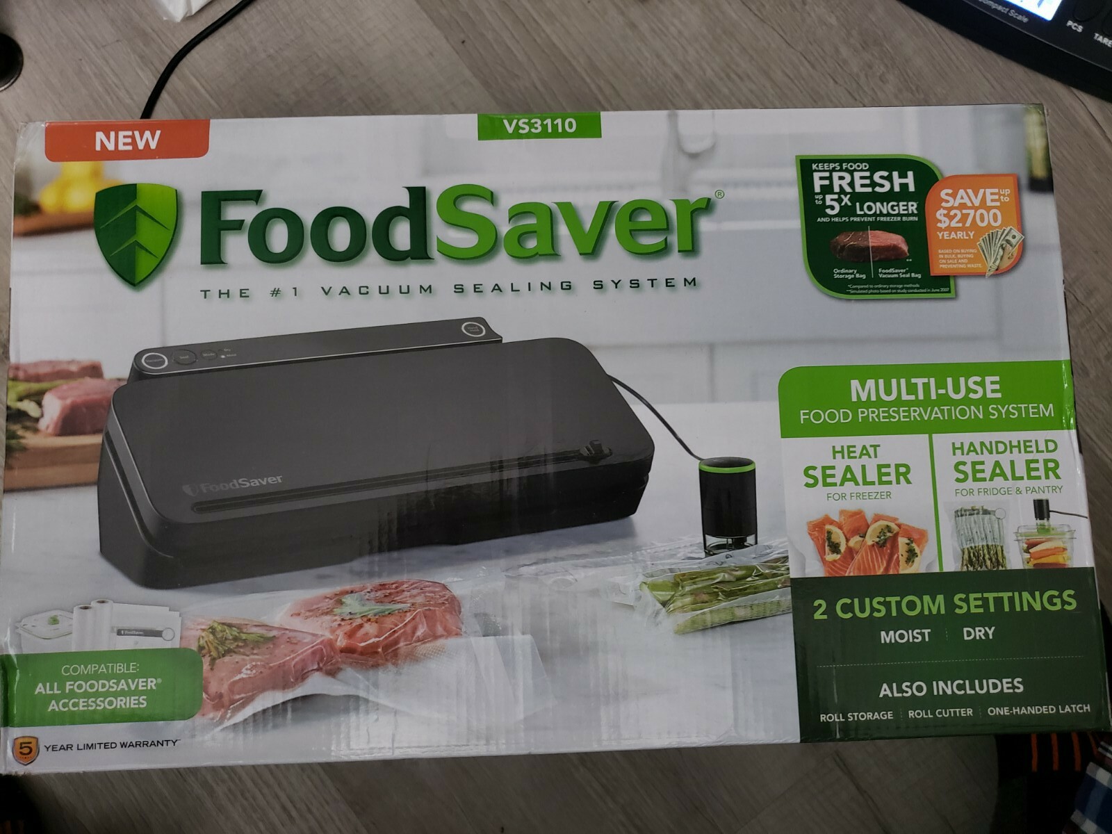 foodsaver vacuum sealer vs3170