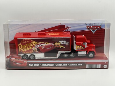 Disney Pixar Cars MACK HAULER Rust eze Lighting McQueen NEW