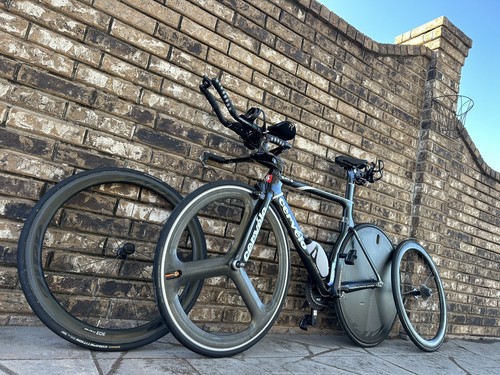 Cervelo P4 Triathlon/TT-medium-SRAM Red-Powermeter -Zipp