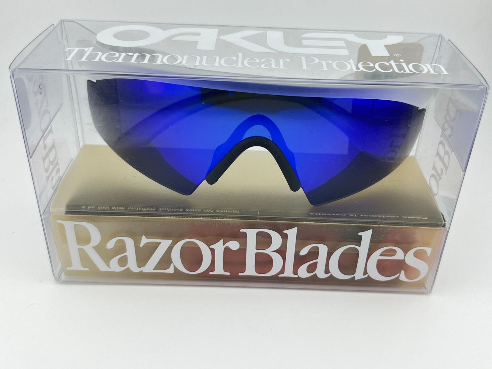 OAKLEY ブレード BLADE ブルー メンズ稼働 電池新品交換済み OAKLEY ブレード BLADE ブルー メンズ稼働 電池新品交換済み