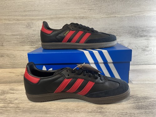 靴 adidas Samba Team Manchester United 27.5 adidas Samba Manchester United Sneakers - Black | Free
