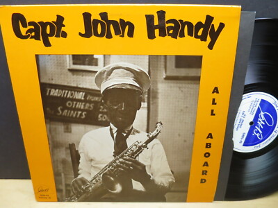 Capt. John Handy: All Aboard Vol III (strongVG+ G.H.B. LP DIXIELAND New Orleans