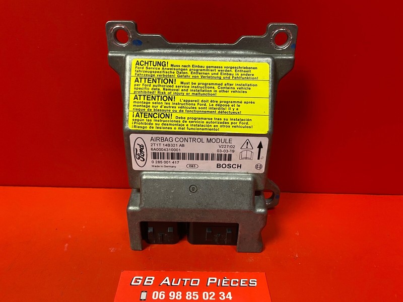 Ford Transit Connect I Calculateur Airbag Ref 2t1t14b321ab 0285001417