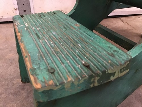 Primitive Antique Wood Folding Step Ladder Stool w/2 Retractable Steps