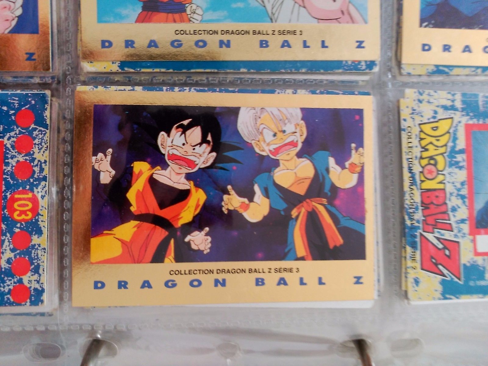 DRAGON BALL Z PANINI SERIES 3 GOLDEN SERIES COLLECTION CARD