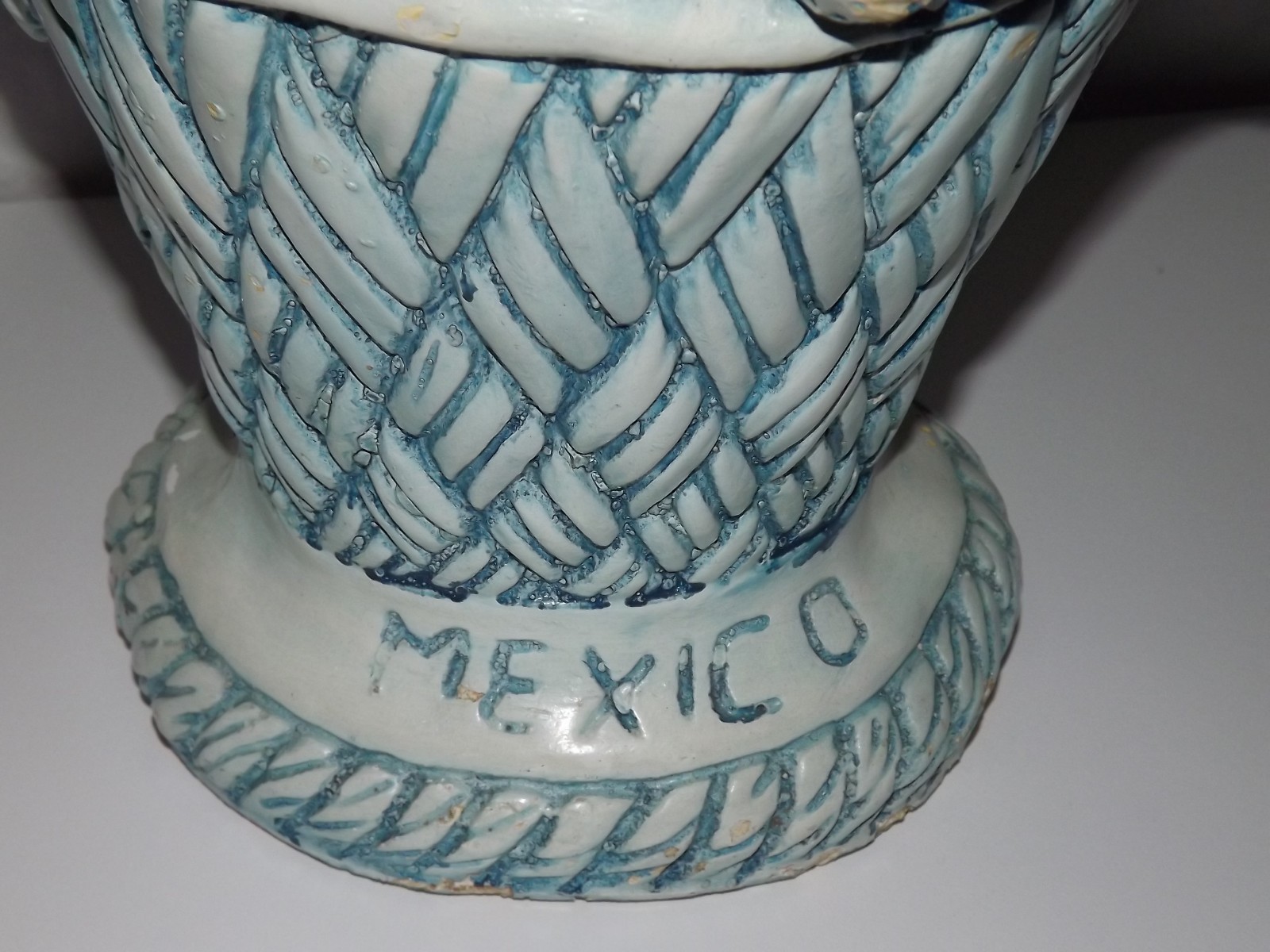 Antique Art Deco SUPERB CHALKWARE PLASTER PAINTED 20