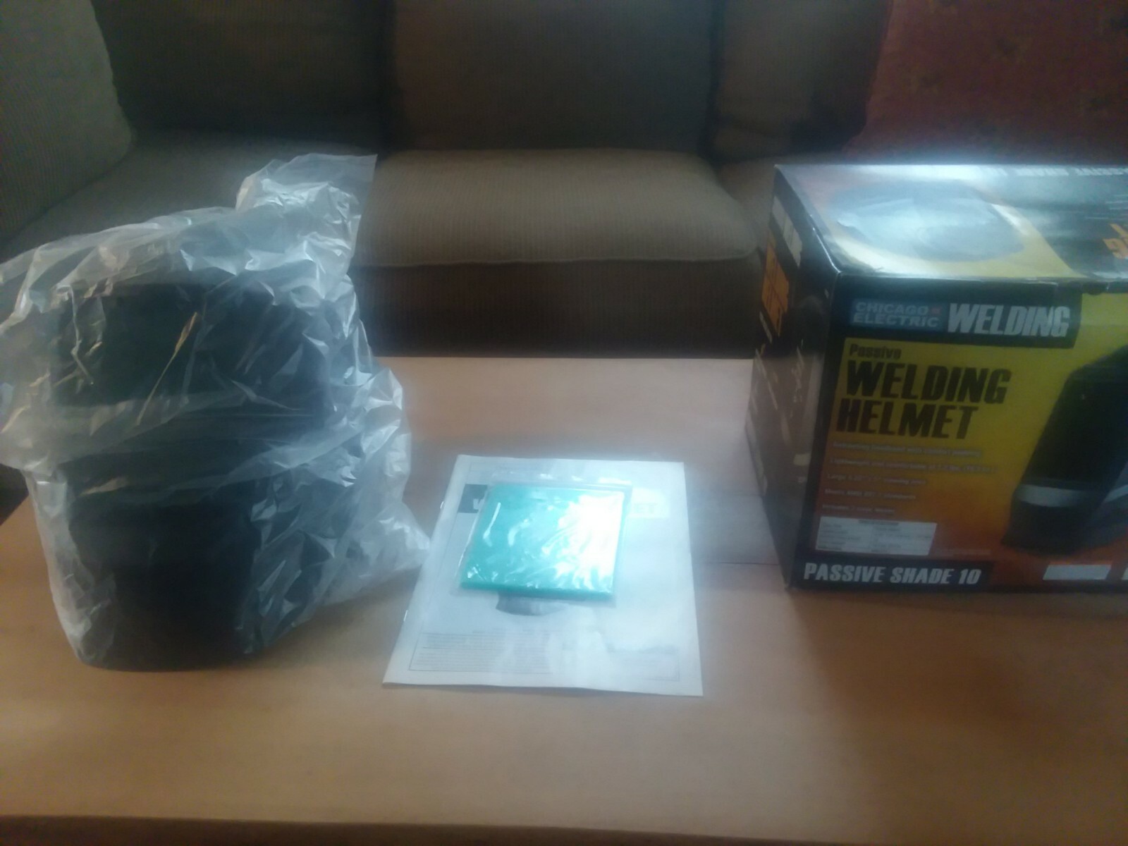 Chicago Electric Fixed Shade Welding Helmet Large Lens