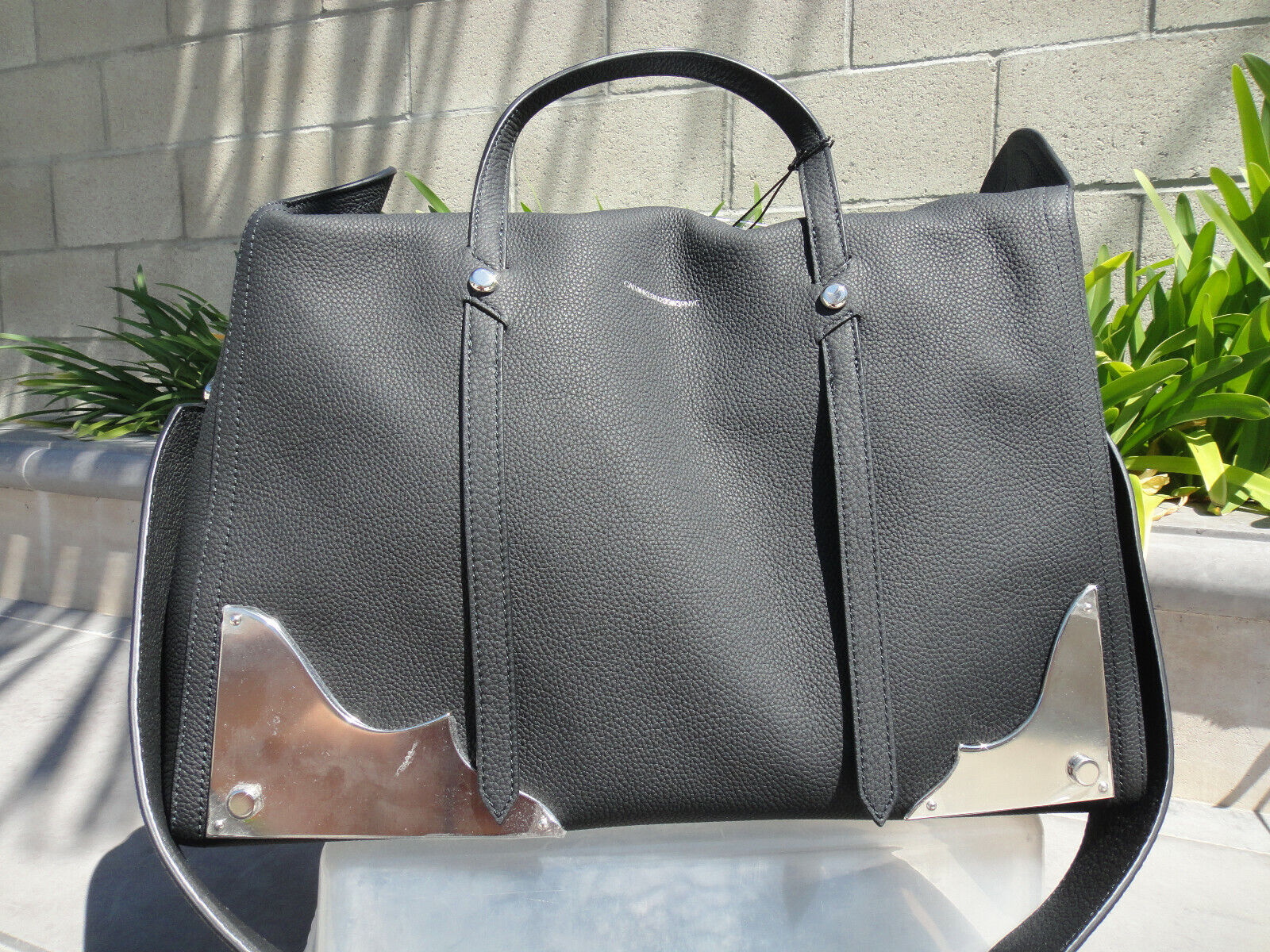Calvin Klein 205W39NYC Raf Simons, Medium Black Pebbled Calvin Klein 205W39NYC Raf Simons, Medium Black Pebbled