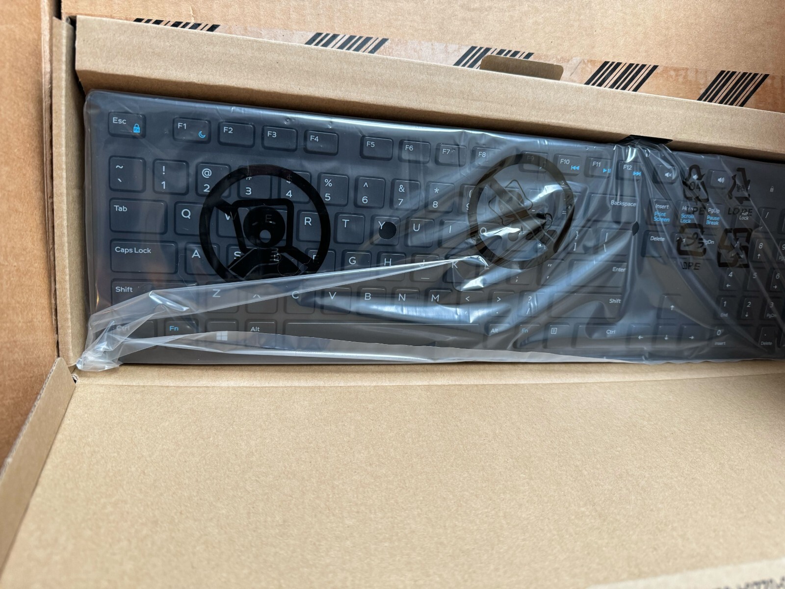 Dell Wired USB DESKTOP Keyboard KB216-BK-US Black - NEW