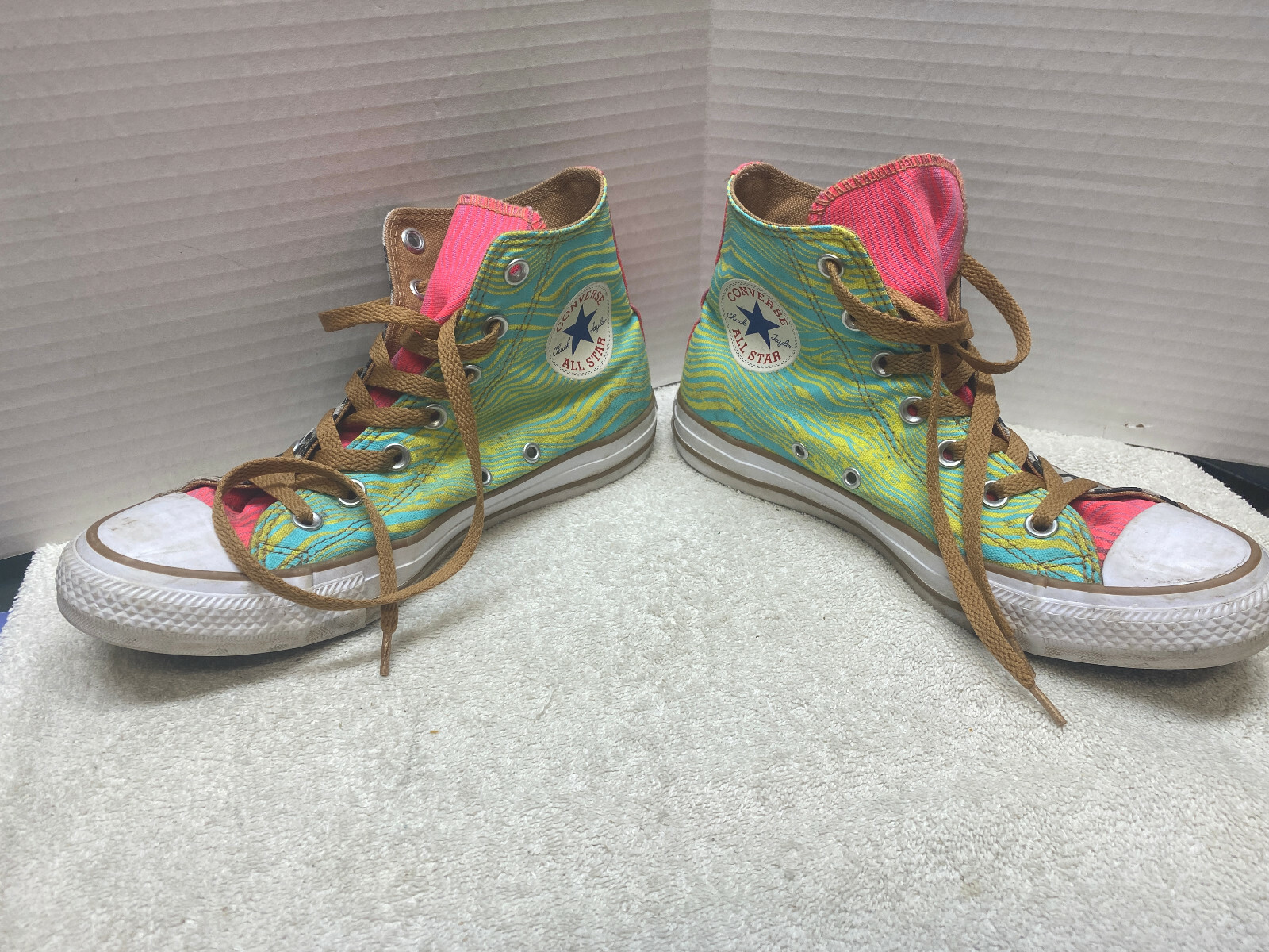 MULTI COLOR 2 SIDED CONVERSE ALL STAR CHUCK TAYLOR HIGH TOPS