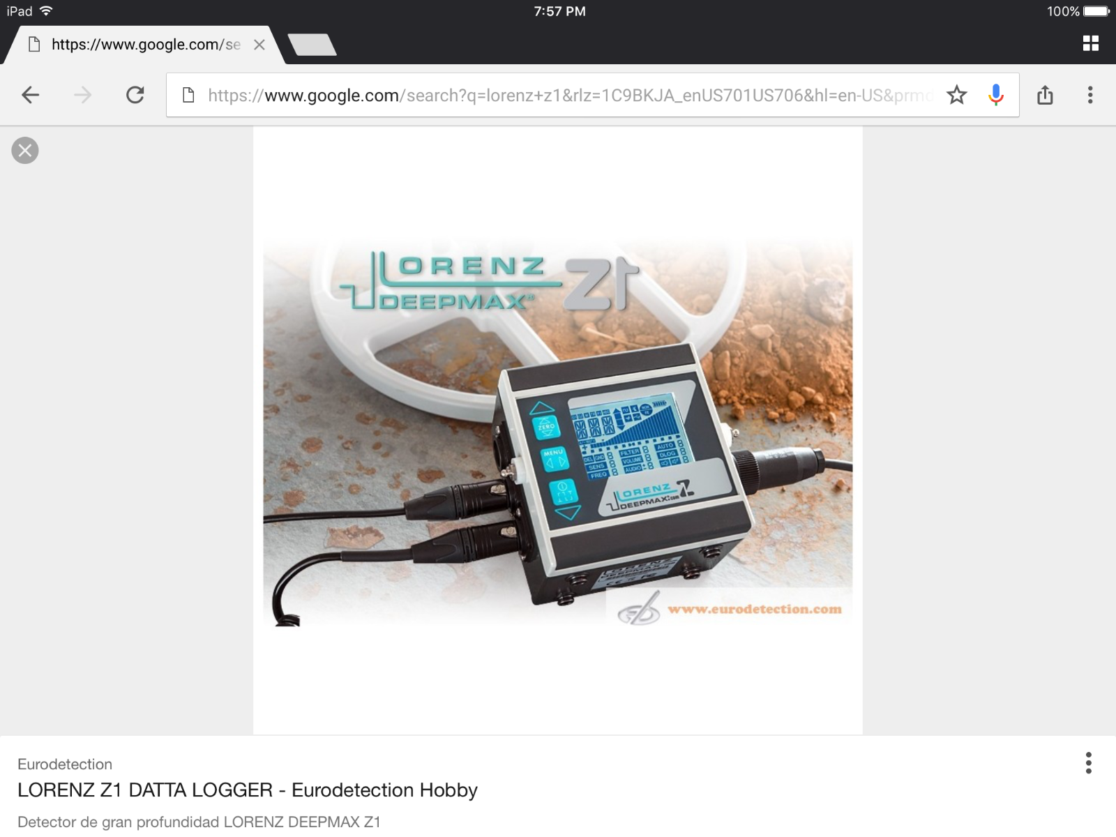 Gold detector Lorenz Z1