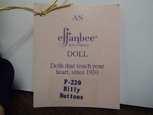 Effanbee Billy buttons porcelain doll 6