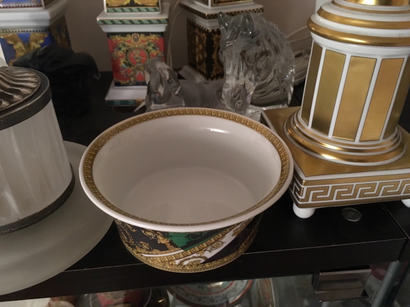 VERSACE BAROQUE  BOWL CEREAL SALAD Fruit 5.5