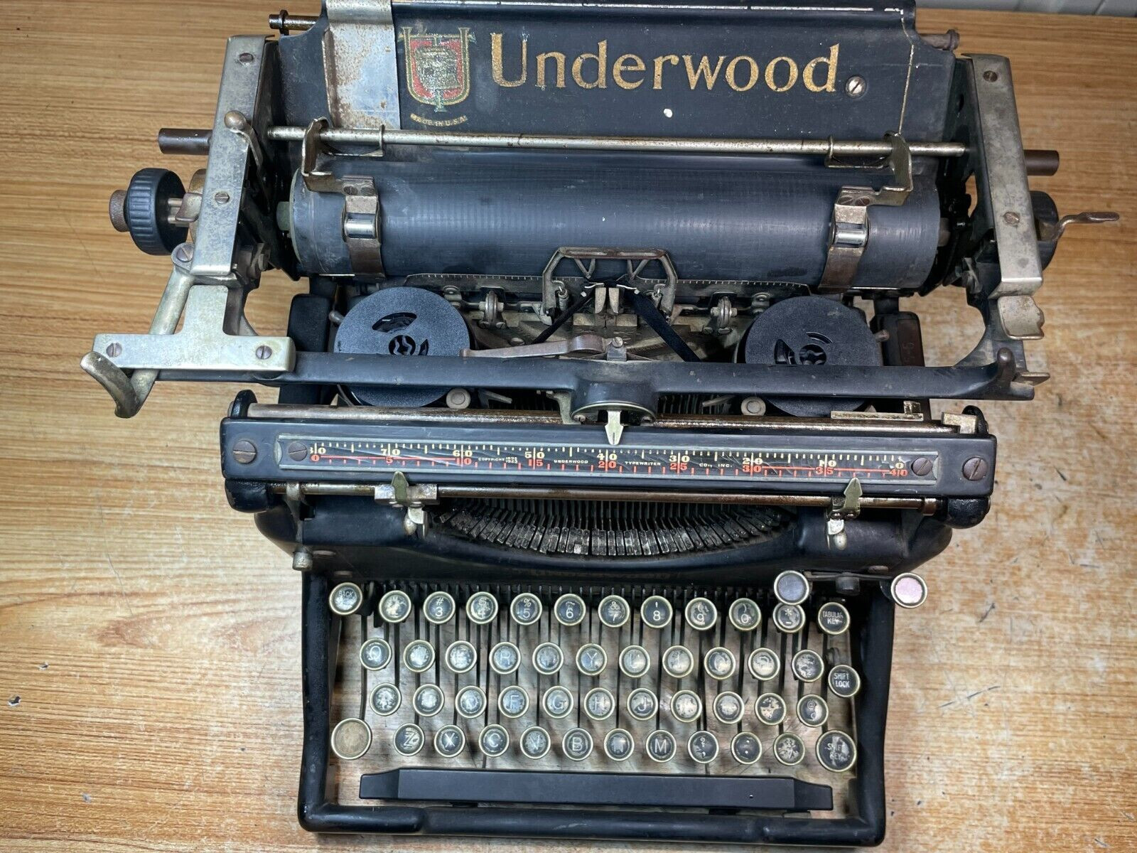 【アンティーク】アンダーウッド No5 タイプライター UNDER WOOD Underwood No. 5 Antique Typewriter Standard Mechanical