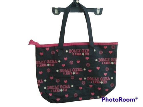 DOLLY GIRL BY ANNA SUI FULLPRINT LOGO TOTE BAG | eBay