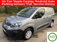 2020 Citroen Berlingo 1.5 BlueHDi Enterprise Panel Van In Silver With Air Con PA