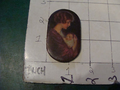 Vintage Sewing item: A Prudential Girl with baby - art, side pin cushion