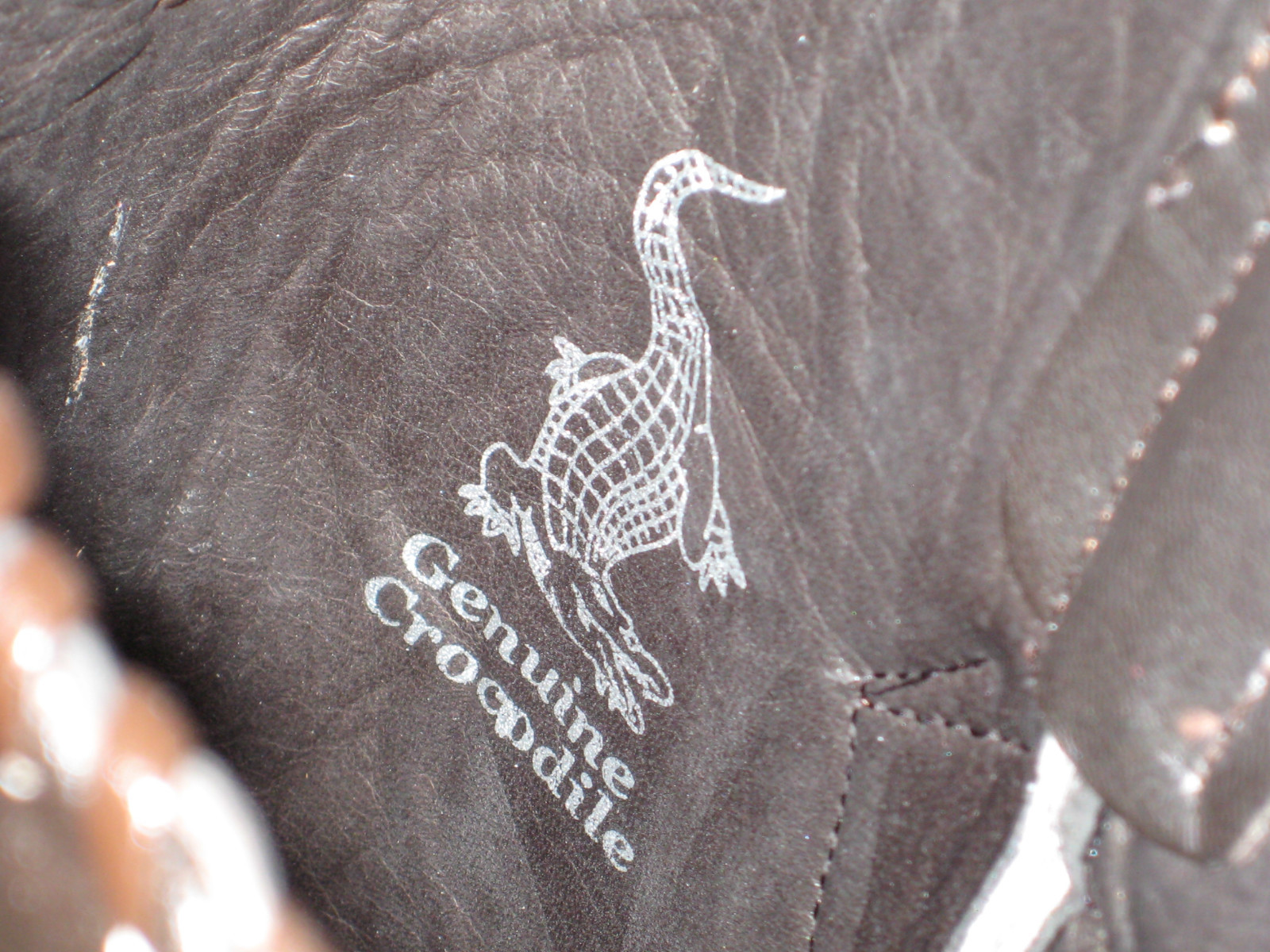 Pre-owned Wild West Boots Wild West Natural Caiman Crocodile Hornback Western Boot J-toe (ee) 2990249 In Beige