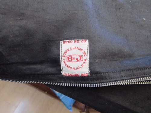 Vintage DARKROOM Equipment 2 FILM CHANGING BAG LOAD Burke James Large/ Reg