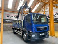 MAN TGM 18.250 *EURO 6*, 4X2 18 TONNE BRICK GRAB