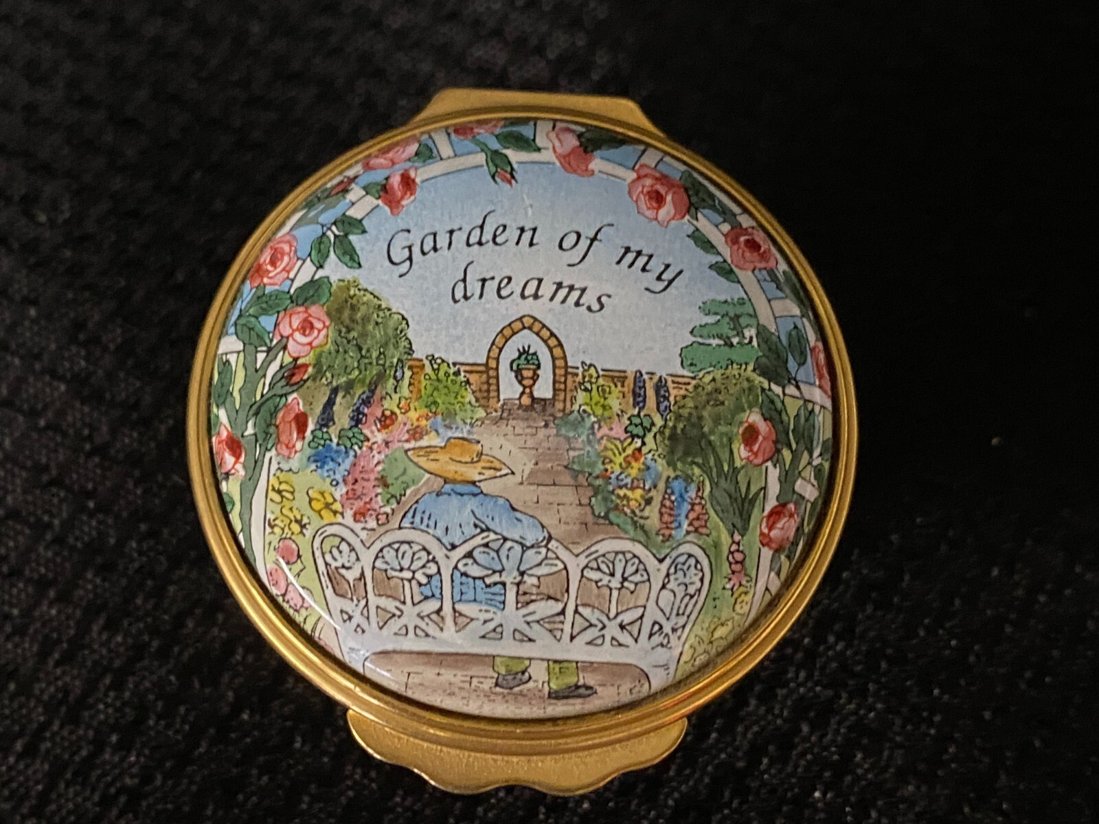 Halcyon Days Enamel Trinket Box 