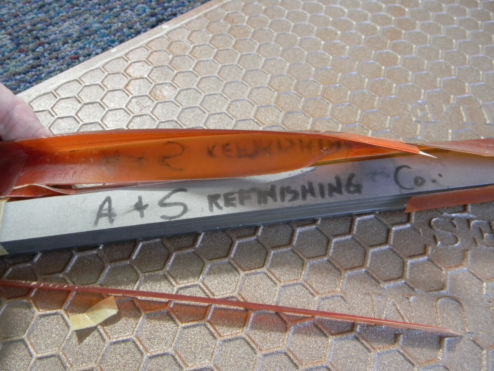 Set of 6 Steel Planer Blades 16 1/16