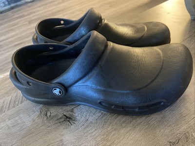 Crocs Unisex Bistro Black Comfort Slip 
