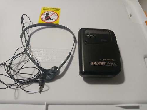 Vintage Sony Walkman WM-FX301 AM/FM Cassette Player Tested Vintage Sony Walkman WM-FX301 AM/FM Cassette Player Tested
