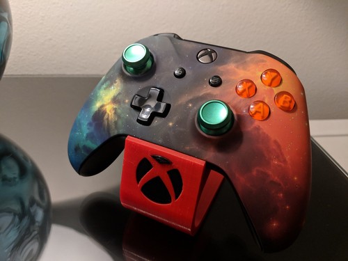 custom xbox one s controller orange star universe with aluminum metal sticks