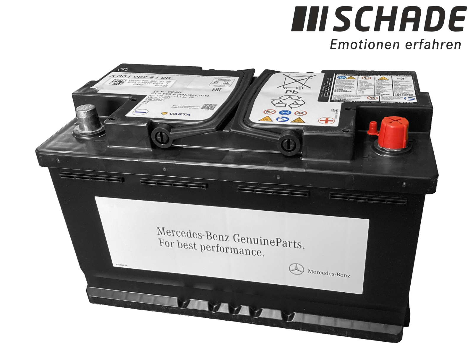 ORIGINAL Mercedes AGM Autobatterie Batterie Starterbatterie 12V 