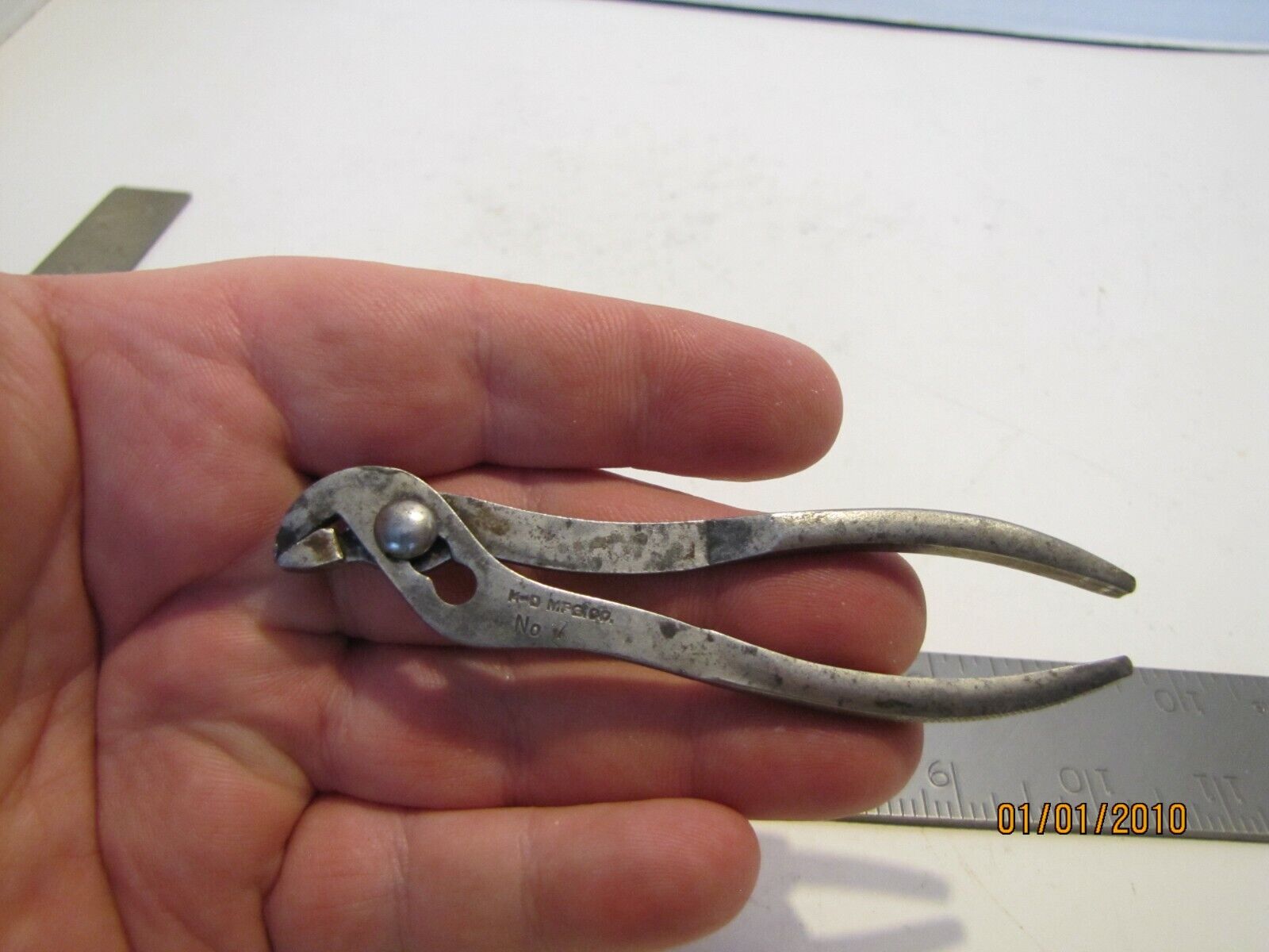 VTG K-D MFG CO NO 7 PLIERS MINI 4 VTG K-D MFG CO NO 7 PLIERS MINI 4