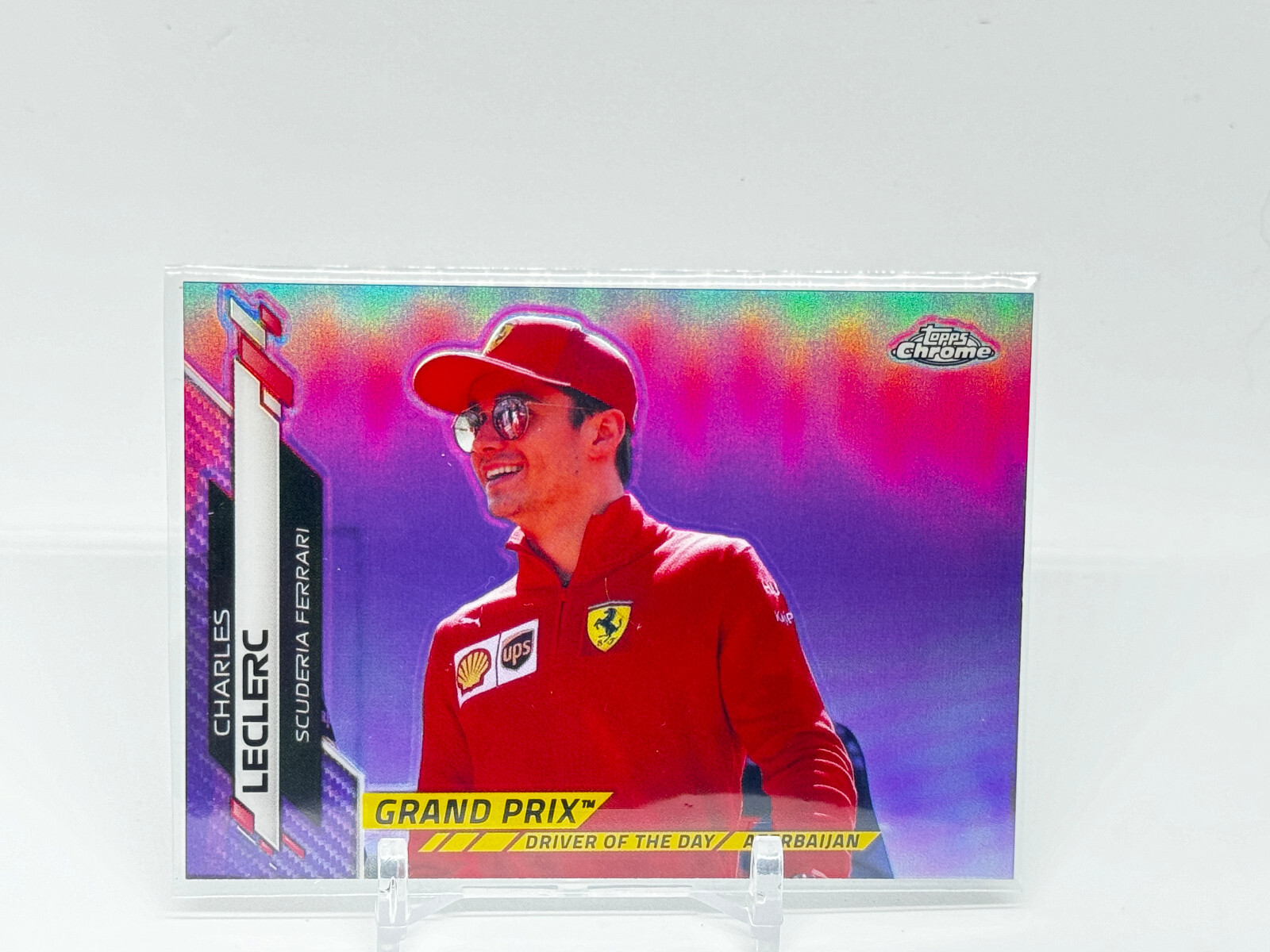 2020 Topps Chrome Formula 1 Purple Refractor /399 Charles