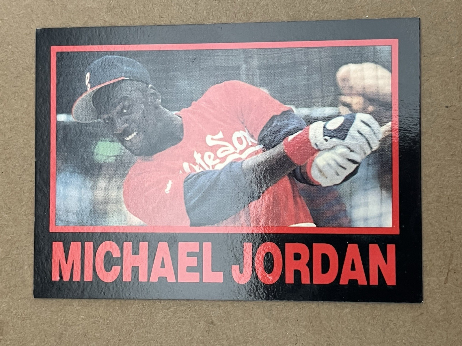 Michael Jordan Chicago White Sox 1990 Big League Stars