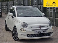 2016 Fiat 500 1.2 Lounge Hatchback 3dr Petrol Dualogic Euro 6 (s/s) (69 bhp) Hat