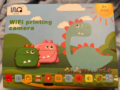 WQ Camera for Kids, Instant Print Camera with 32GB Memory Card, Selfie Video Cam