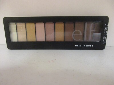 Elf Eyeshadow Palette, Need It Nude Metallic Shimmer 83279 NEW