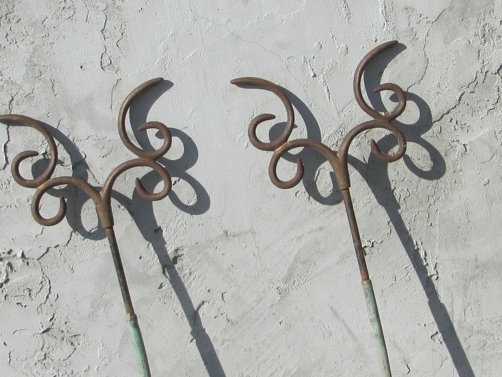 2 Vintage Gothic  Lightning Rod Tips/Toppers