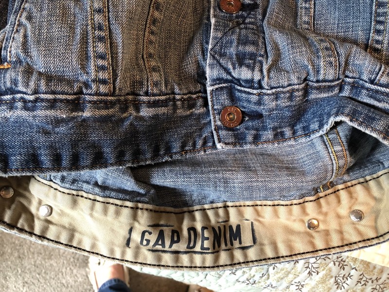 GAP KIDS Trucker Denim Jean Jacket Children Size L (10) Medium Wash