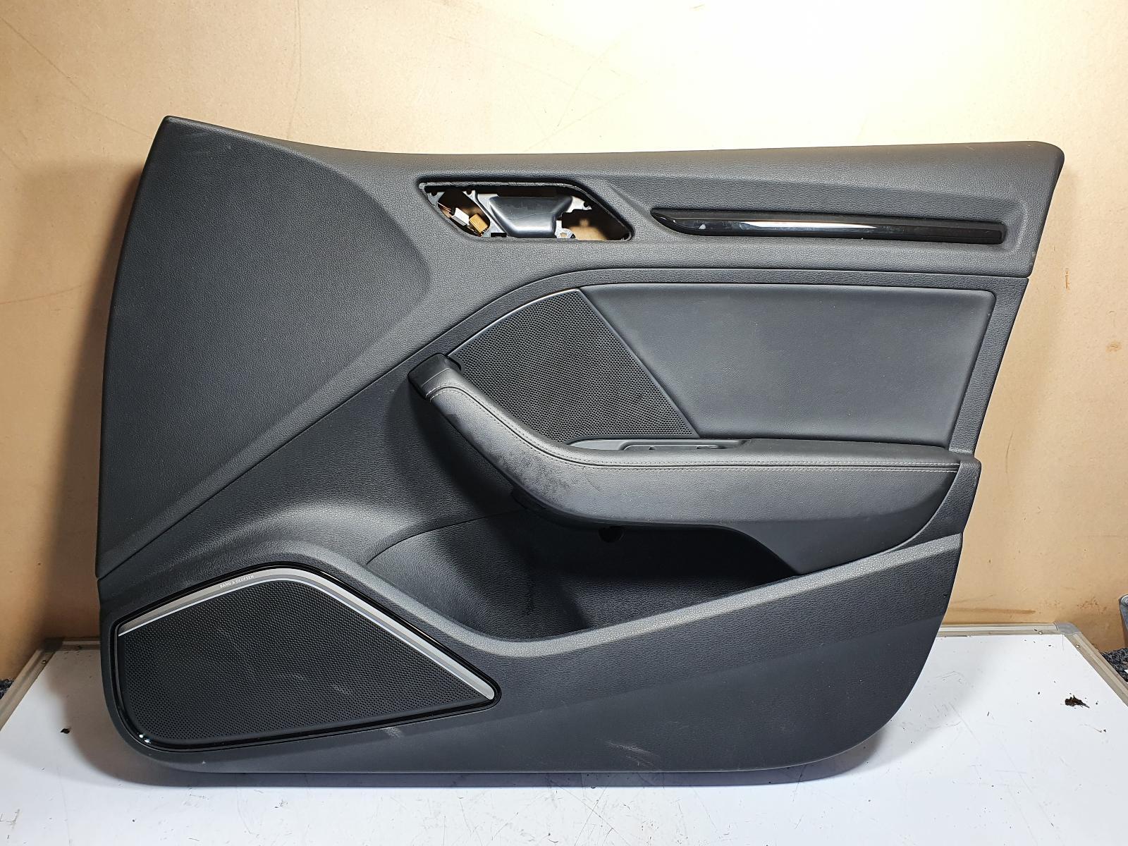 2016 Audi A3 DOOR TRIM RH FRONT 8V S3 W/ BANG &amp; OLUFSEN PACKAGE 8V5867105 image 4