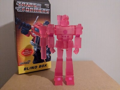 Super7 Transformers Megatron Pink Translucent Chase - ReAction Blind Box Super 7