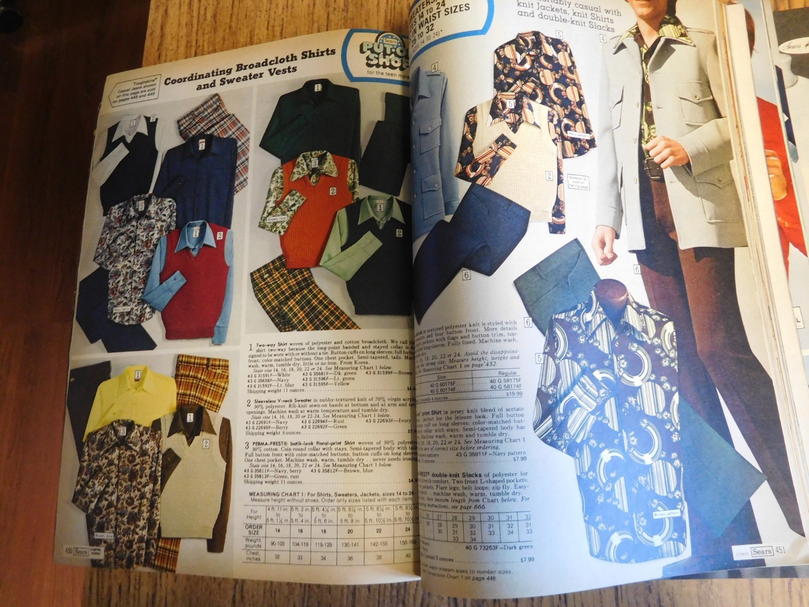 VTG 1975 Sears FALL and WINTER Catalog ~ Mid-Century Modern Fashion Home Decor