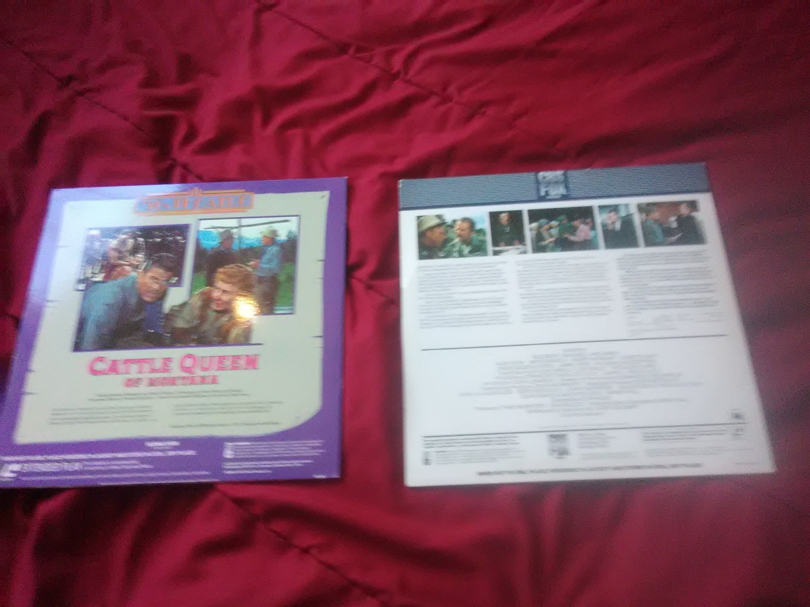 M*A*S*H Goodbye Farewell and Amen Cattle Queen of Montana Laser Disc Reagan