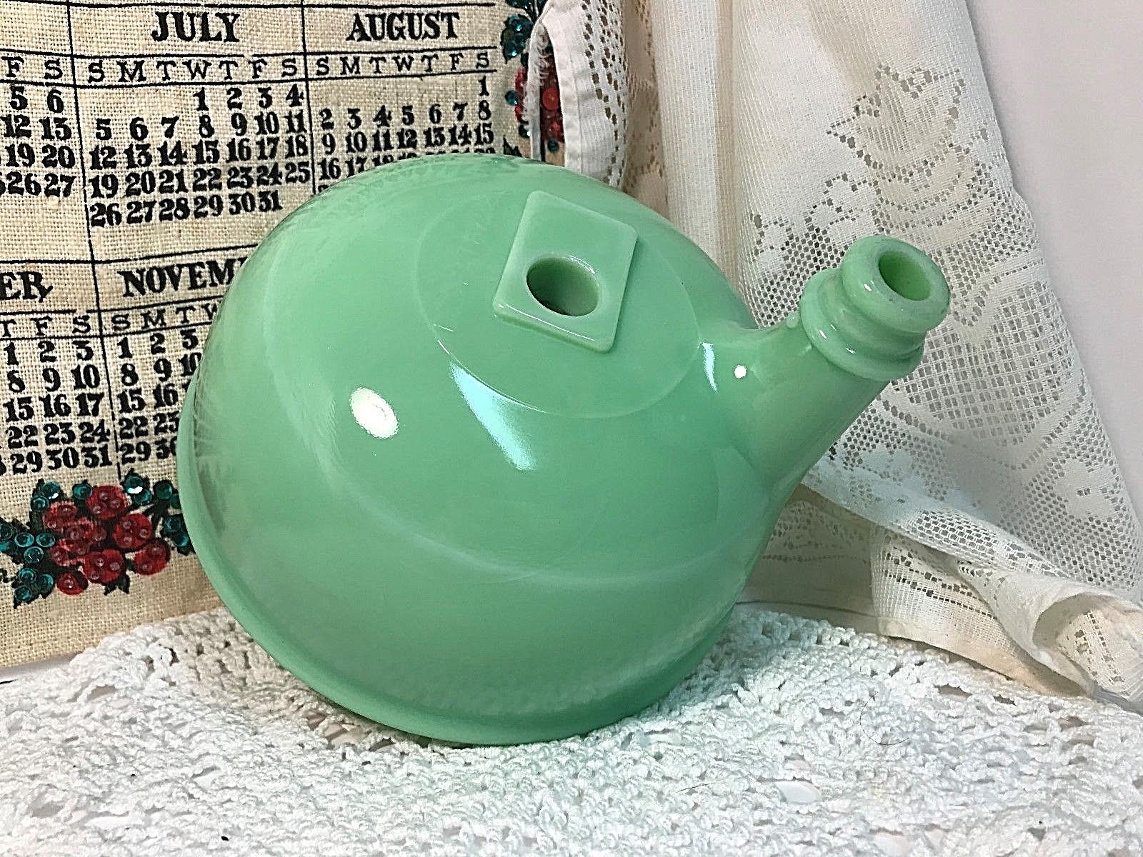SUNBEAM Green Jadeite MIXER ATTACHMENT Juicer Bowl 87228 Vintage Replacement
