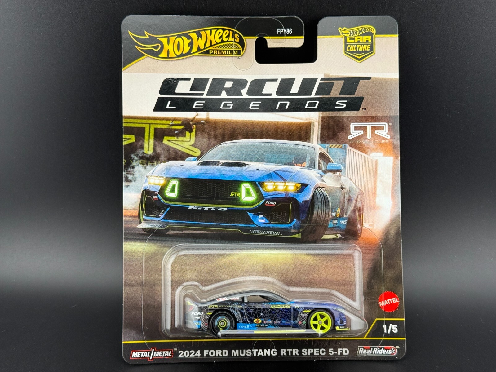 Hot Wheels 2024 Ford Mustang RTR Sepc 5-FD Circuit Legends
