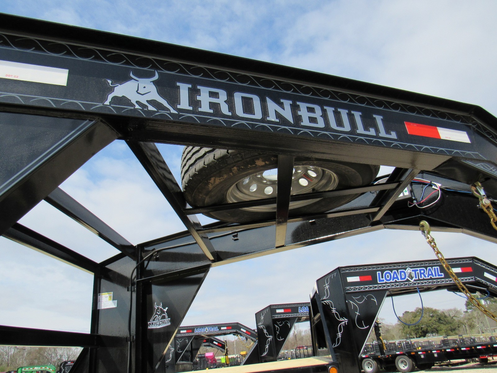 40' GOOSENECK CAR HAULER EQUIPMENT TRAILER--3/7000 AXLES-SIR-IRONBULL BRAND NEW