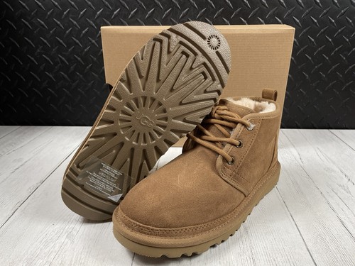 Pre-owned Ugg Neumel Chestnut Suede Boots Women's Size 8 In Brown
