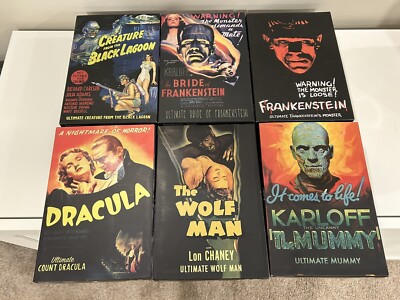 NECA Universal Monsters NIB Bride of Frankenstein Dracula Mummy Wolfman B&W
