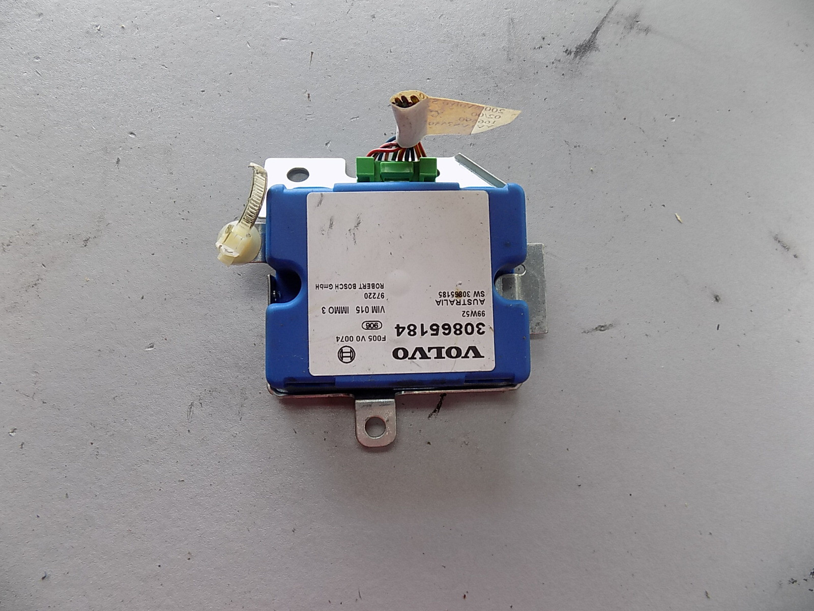 00 01 02 03 04 Volvo S40 V40 Theft Immobilizer Module