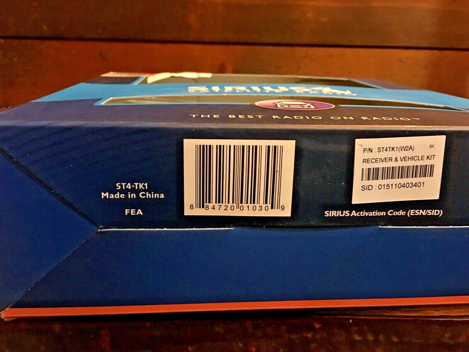 SiriusXM Starmate 4 ST4-TK1 Sirius Satellite Radio w/Vehicle Kit Open Box